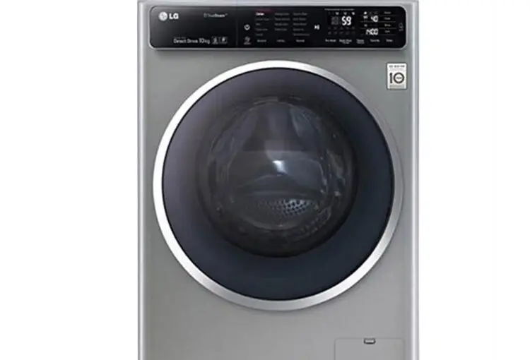 LG 10 KILO 1400 DEVIR SIYAH CAMASIR MAKINASI