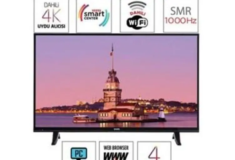 VESTEL 140 EKRAN 4K UYDU SMART WIFI LED TV