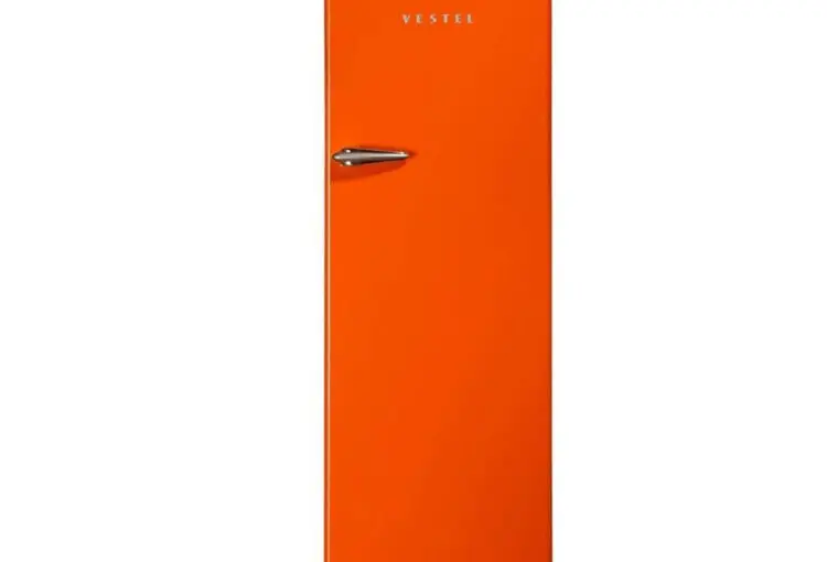 Vestel Retro Turuncu Tek Kapılı Buzdolabı